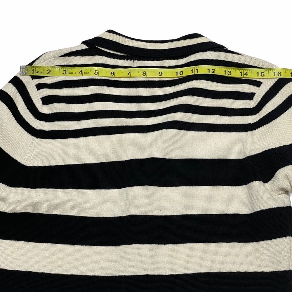 BOUTIQUE Essentials Striped Button Down Jacket M - image 9